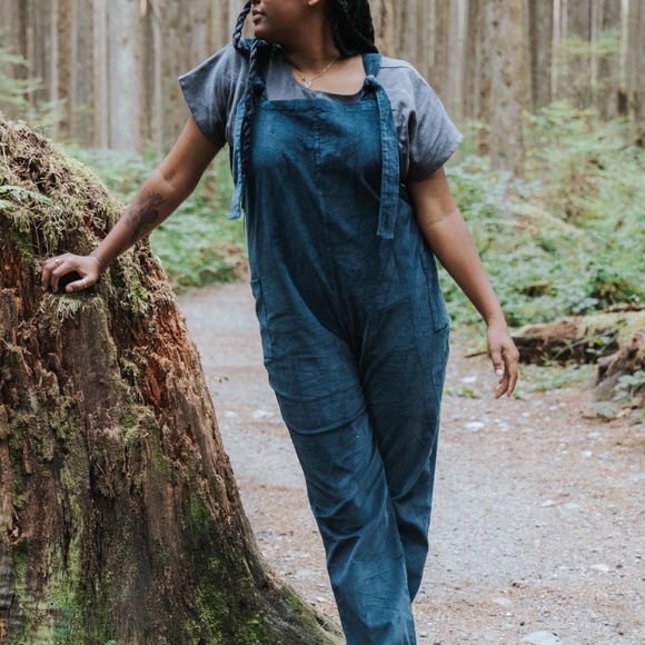 Corduroy dungarees in Wale by Uniform Handmade - Picture 1 of 13